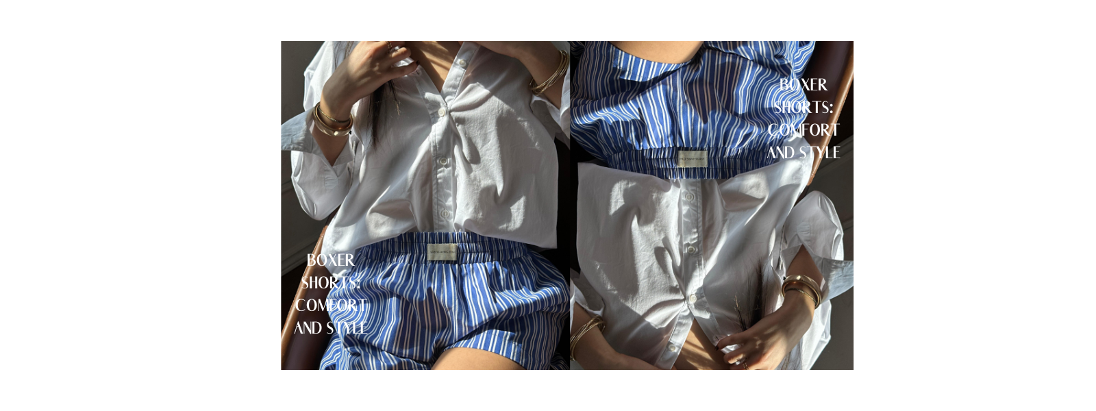 Boxer Shorts: the New Denim Alternative !