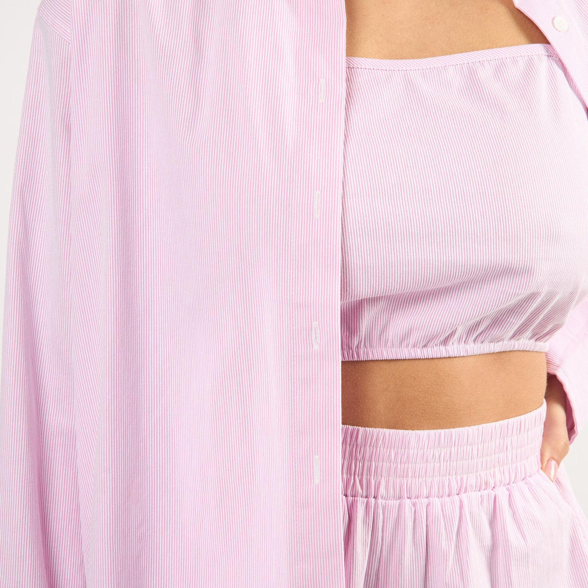 Oversized Boyfriend Shirt Pink | Matching Set | viens avec moi – Viens ...